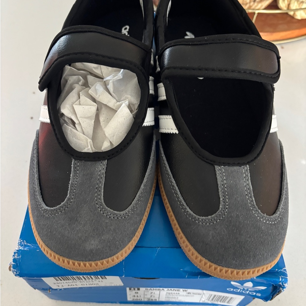 Adidas Samba Jane Black and White Sneakers